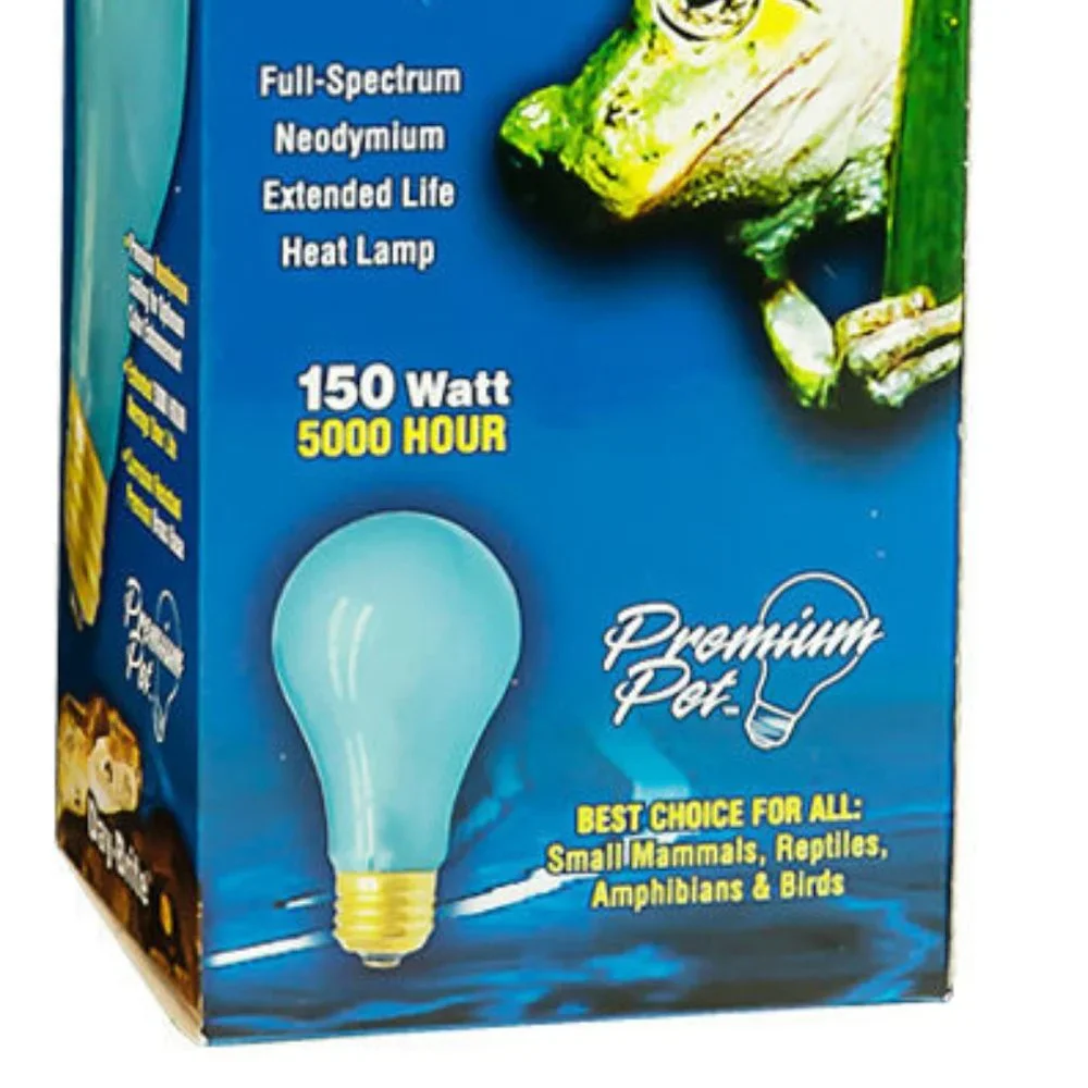 [NEW] PLT Day Brite 150W A21 Frost Neodymium Pet Heat Full Spectrum Light Bulb